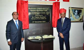 Mahindra inaugurates spare parts warehouse in Mahindra World City, Jaipur
