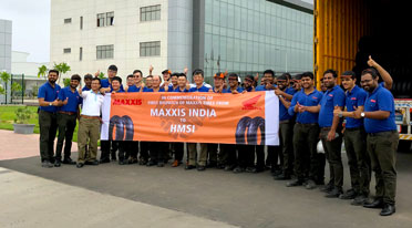 Maxxis Sanand Plant rolls out first batch of tyres for HMSI