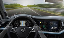 New Head-Up Display technology in the new Volkswagen Toureg