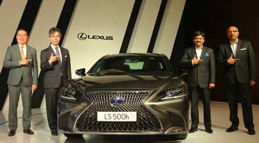 New Lexus India team launches LS500h luxury sedan 