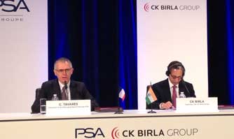 PSA Group, CK Birla Group sign two JVs with HMFCL and Avtec