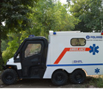 Polaris off- road ambulance for Indian terrains