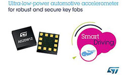 STMicroelectronics releases AIS2DW12 accelerometer for PKE fobs