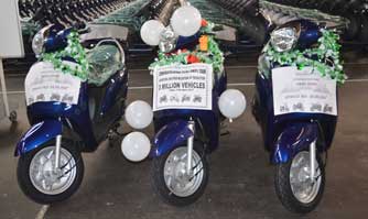 Suzuki Motorcycle India rolls out 3 millionth vehicle