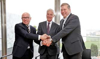 Tata Motors, Volkswagen Group , Skoda sign MOU for exploring JVs