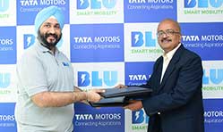 Tata Motors to deliver 3,500 XPRES T EVs to BluSmart Mobility