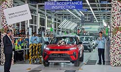 Tata Passenger Electric Mobility commences production at new facility in Sanand