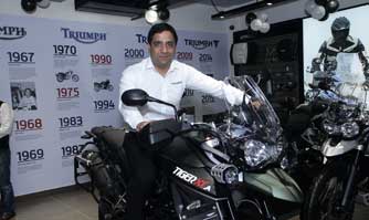 Triumph Motorcycles celebrates 3 years in India; Inaugurates 14th dealership