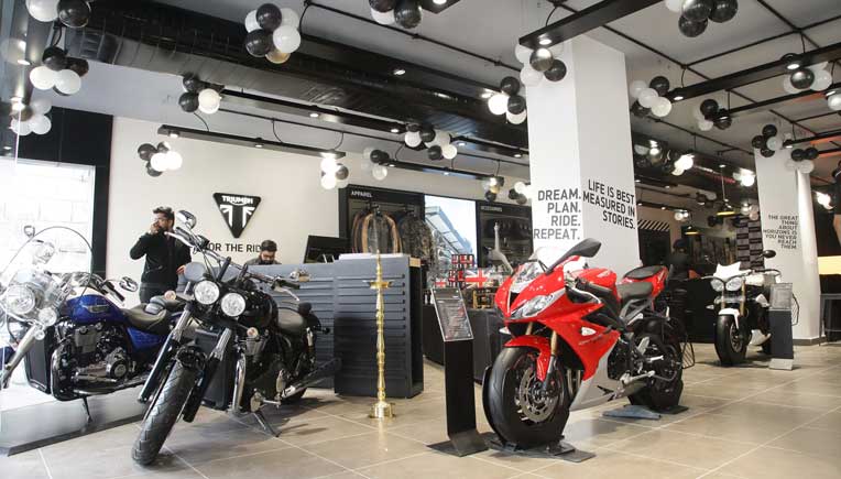 Triumph Mototcycles 14th dealership in India