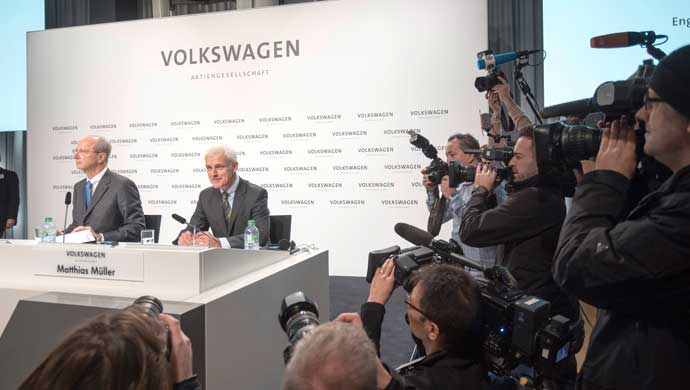Press conference to announce VW decisions and findings