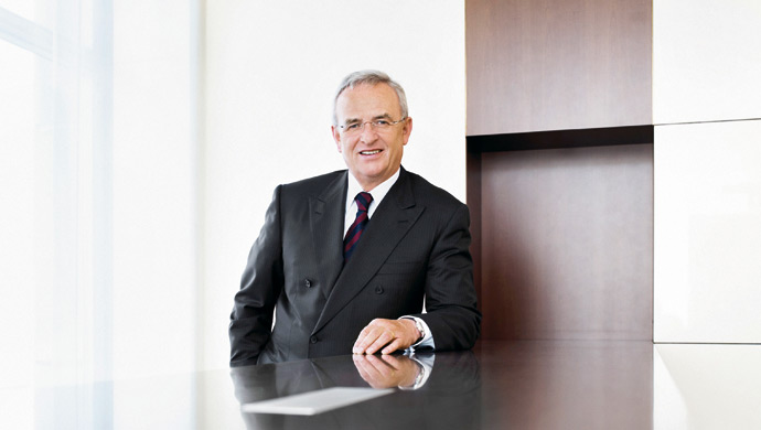 Prof. Dr. Martin Winterkorn, CEO of Volkswagen AG