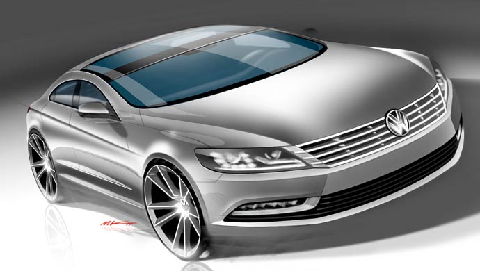 Volkswagen CC; Picture for representation purpose only