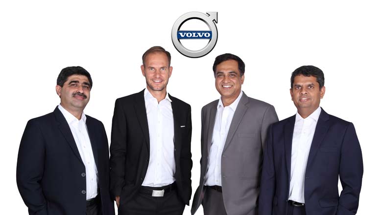 The new senior management team with Tom von Bonsdorff, Managing Director, Volvo Auto India (2nd from Left)