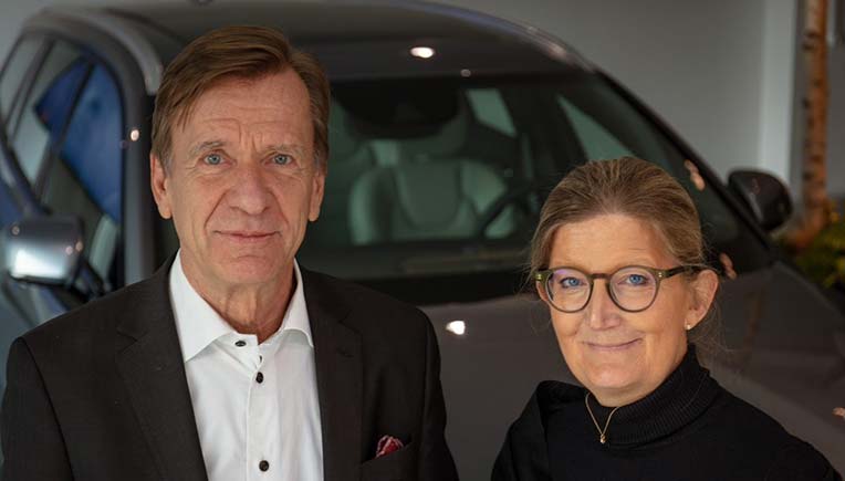 Hakan Samuelsson Volvo Cars President, Chief Executive and Maria Hemberg