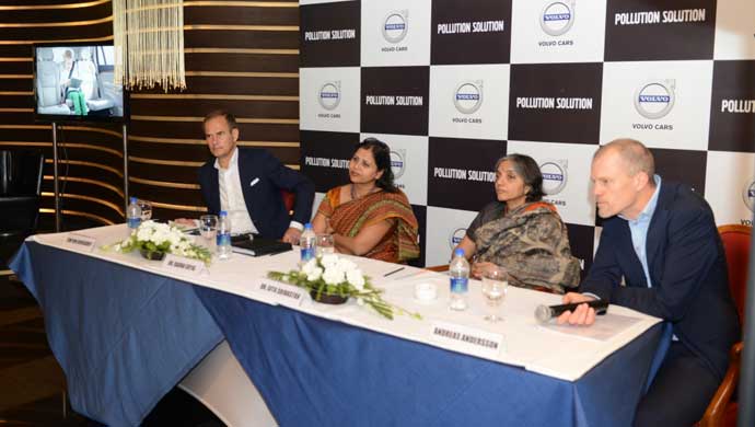 The Volvo Cars panel discussion in progress