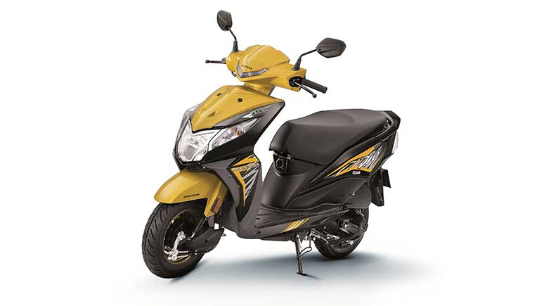 The new Honda Dio scooter