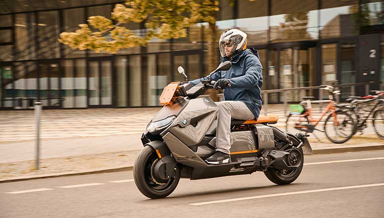 BMW Motorrad showcases new BMW CE 04 electric two-wheeler 