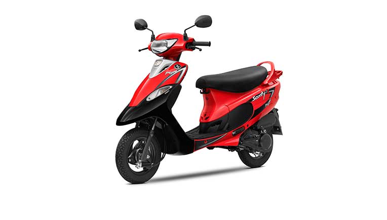 Celebrating 25 years of TVS Scooty , two new colours introduced