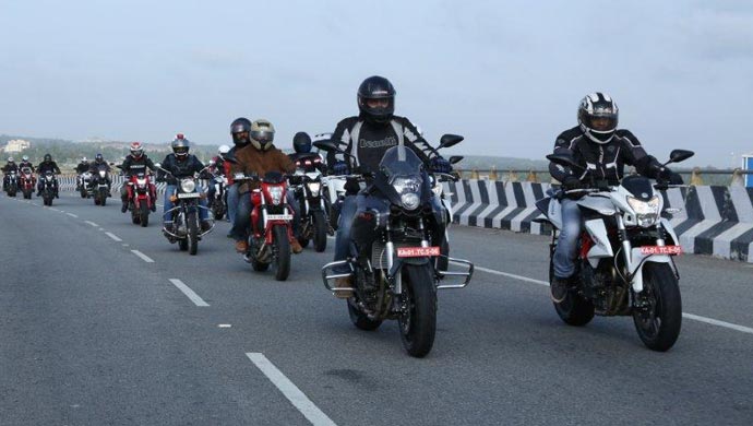 Benelli riders in Bengaluru