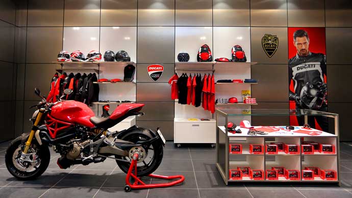A new Ducati showroom for South India at Bengaluru
