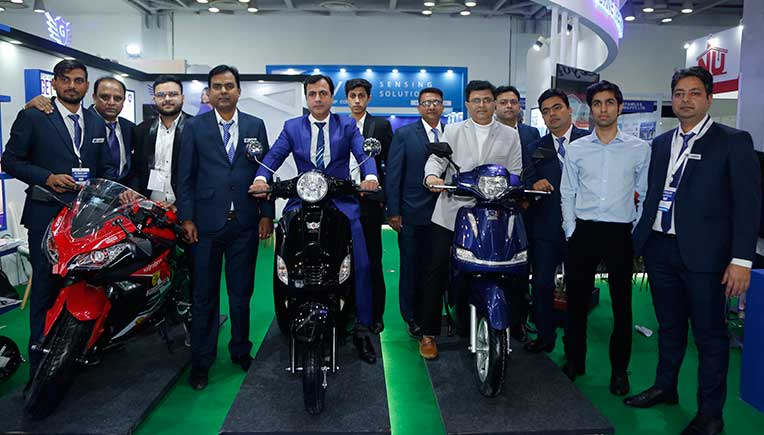 GT-Force unveils 3 electric two wheelers at EV India Expo 2021