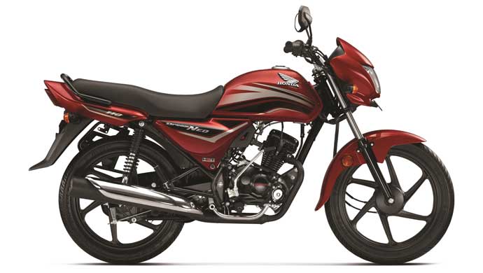 Refreshed and value added 110cc Dream Neo motorcycle