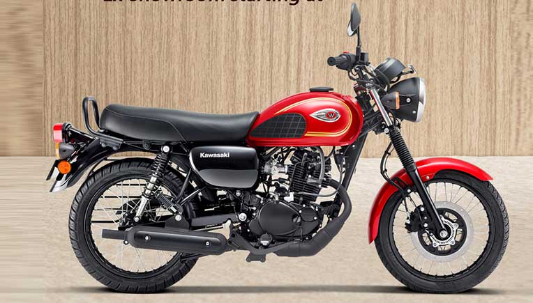 India Kawasaki Motors W175 now starts at Rs 1,22,000/-