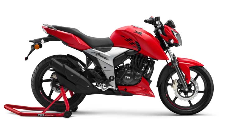 TVS Motor Company has launched the new 2018 TVS Apache RTR 160 4V