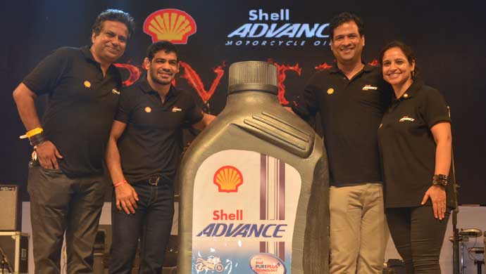 At the launch of new Shell Advance Ultra 15W-50 at India Bike Week 2016