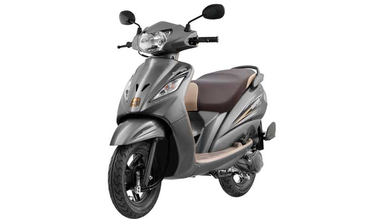 TVS Wego  in two new colours priced at Rs 50434