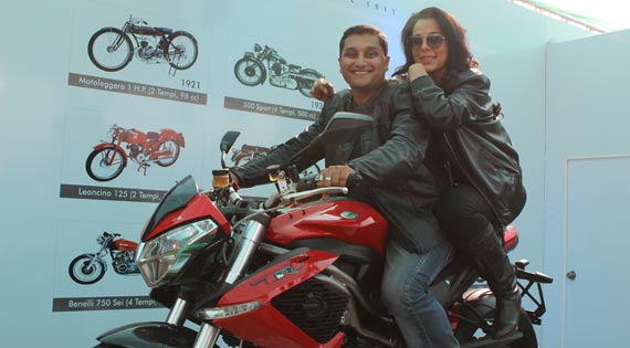 DSK Motowheels unveils 2015 editions of Benelli at IBW
