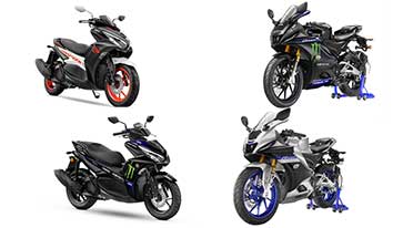 New Yamaha YZF-R15 V4, YZF-R15M motorcycles, Aerox 155 maxi sports scooter launched