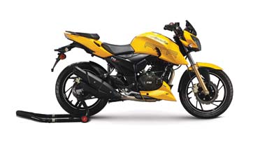 TVS Apache RTR 200 Fi4V with Electronic Fuel Injection for Rs 1,07,005/-