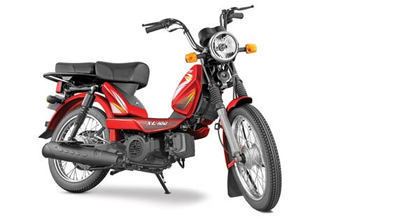 TVS Motor Company launches 4-stroke TVS XL 100 in Delhi for Rs. 30,174