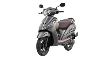 TVS Wego  in two new colours priced at Rs 50434