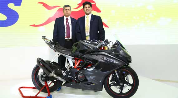 TVS unveils Akula track motorcycle and other concepts