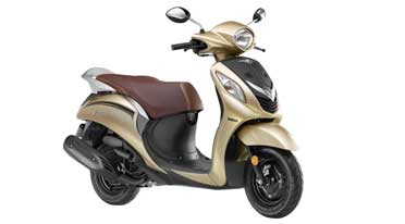 Yamaha Fascino now in a new Glamorous Gold colour
