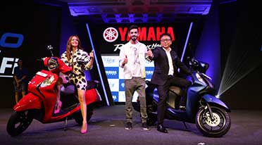 Yamaha launches  Fascino 125 FI, Ray ZR 125 FI, Street Rally 125 FI scooters