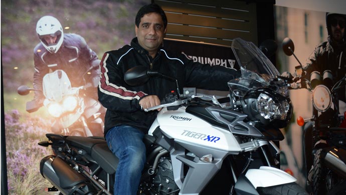 Vimal Sumbly of Triumph Motorcycles India