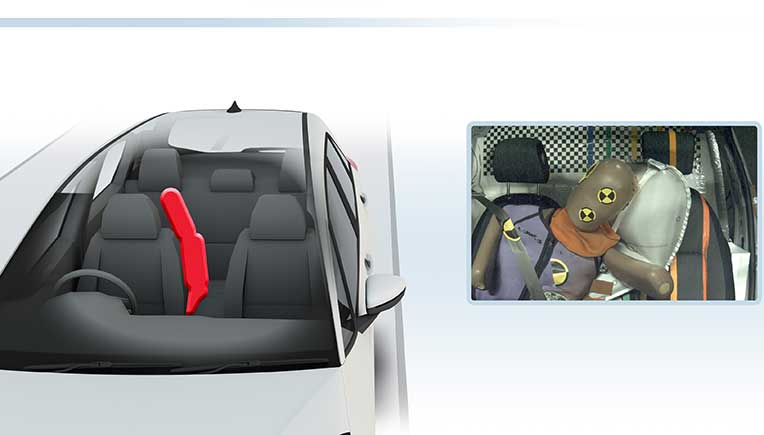 All New Honda Jazz has a new front centre airbag system