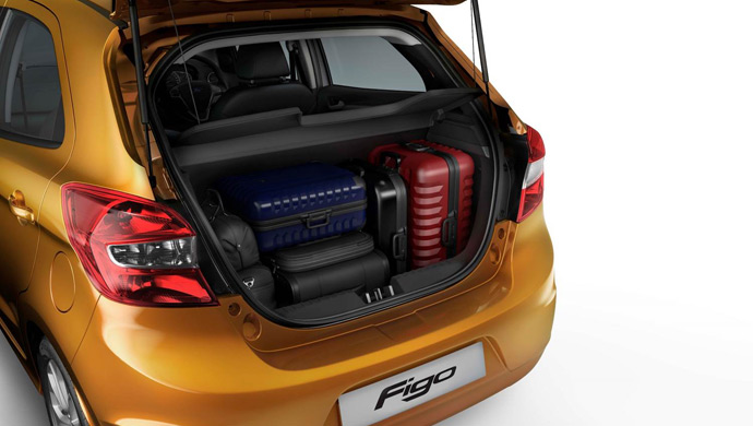 The boot section of the all-new Ford Figo