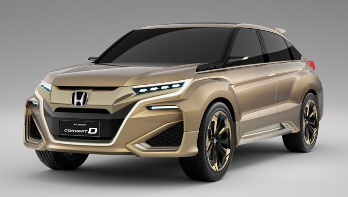 World premiere of the Concept D from Honda