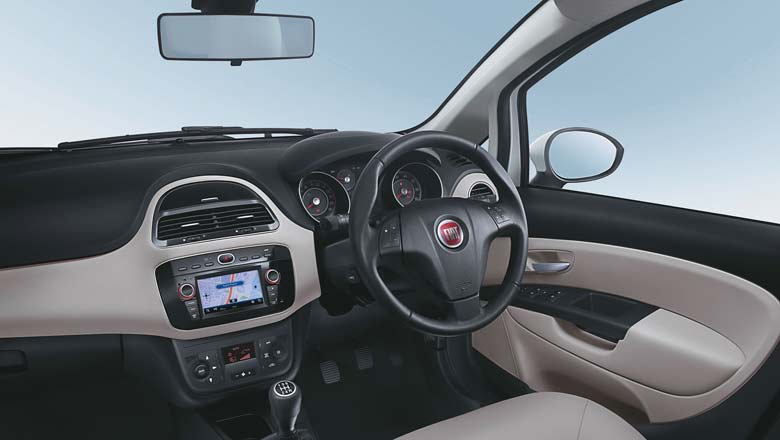 Interiors of the Fiat Linea 125S