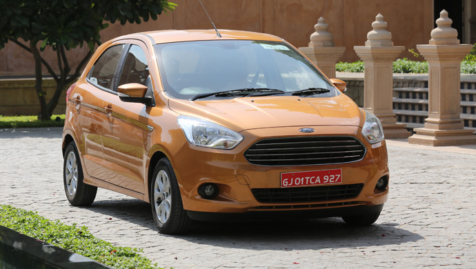 Front shot of the new Ford Figo