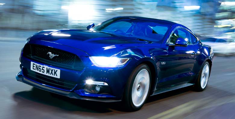 The new RHD Ford Mustang was first was launched in the UK in 2015