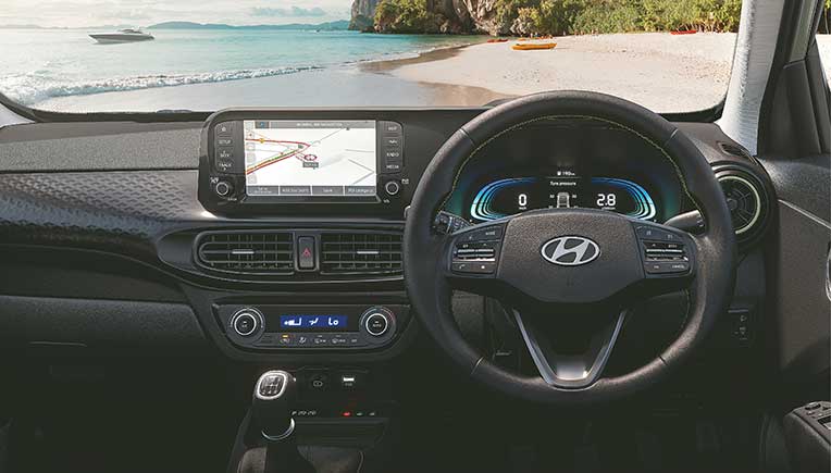Hyundai Exter dashboard