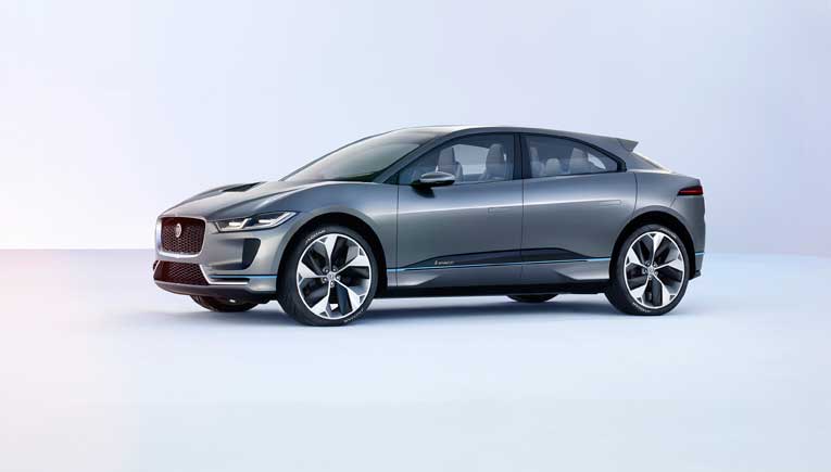 The I-Pace Concept previews Jaguar’s first-ever electric vehicle. 