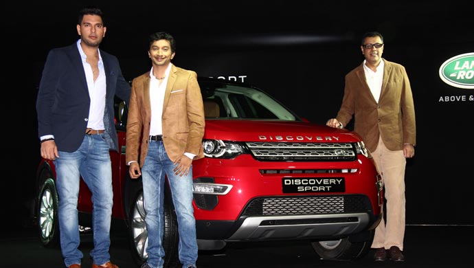 Celebrities at the launch of the new Discovery Sport