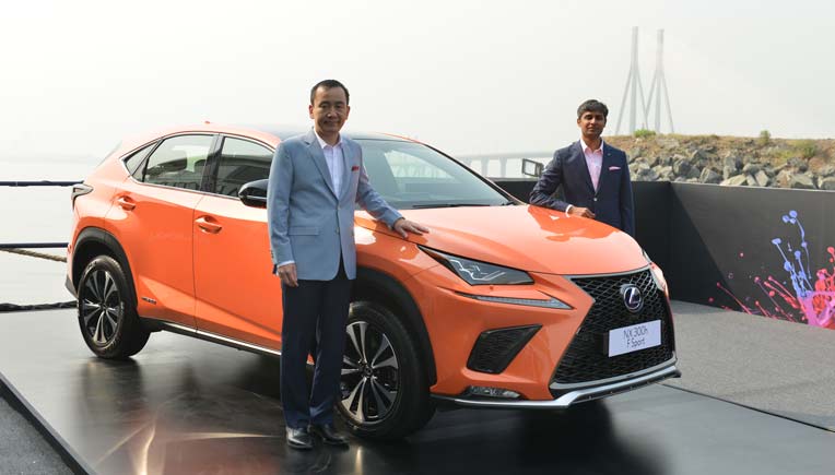 The new Lexus NX300h was launched in the presence of Akitoshi Takemura, President, Lexus India.