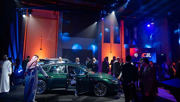 MG Motor showcases new MG 7 at Shanghai Auto Show